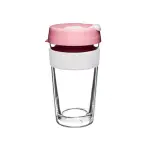 【KEEPCUP】雙層隔熱杯 454ML - 草莓起司(內玻璃 外TRITAN 雙層杯身設計)