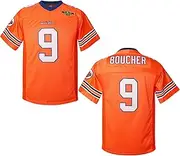 [MESOSPERO] Youth Bobby Boucher Jersey 9 The Waterboy Sandler 50th Anniversary Movie Football Jersey for Boy's Girl's Orange