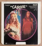 CARRIE (1976) RCA SelectaVision VideoDisc CED Horror Supernatural Stephen King