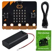 BBC Microbit V2.2 Board with Micro USB Cable and Battery Holder for Coding an...
