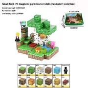 Minecraft Magnetic Building Blocks Set Square Magnet Action Figure Best Kids Toy Gift