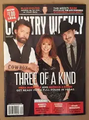 Country Weekly Reba Brooks & Dunn Aaron Tippin Crow March 2015 FREE SHIPPING!