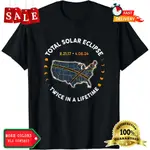 TOTAL SOLAR ECLIPSE 2024 一生中的兩次 T 恤