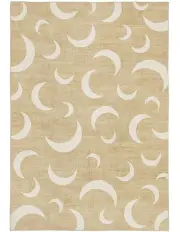 [Miss Amara] Copata Moon Washable Rug in Beige