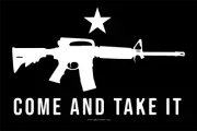 Come And Take It - Gonzales Flag - 2A Second Amendment 4 x 6 Inch Bumper Sticker