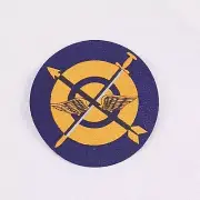 WWII 55th Fighter Squadron Shell Oil Buy War Stamps Printed Patch UNUSED