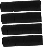 Generic 4 Pcs Bed Foot Protector Furniture Legs Bed Frames Chair Caps for Legs Leg Covers for Chairs Furniture Leg Caps Floor Protectors Home Feet Cover Chair Leg Cover Bed Leg Black Foam