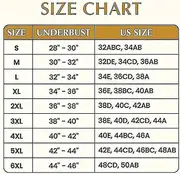 S-6XL Front Closure Bra Women's Daisy Bra Front Snaps Button Bras No Underwire Push Up High Support Sports Push Up Bra 3XL Red