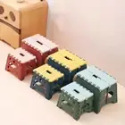 Thickened Small Benches Plastic Foldable Stool Folding Step Stool Camping