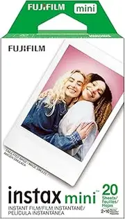 INSTAX Mini Instant Film 2 Pack = 20 Sheets (White) for Fujifilm Mini 8 & Mini 9 Cameras, Model:4332059078