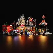 [BRIKSMAX] Led Lighting Kit for Winter Village Post Office - Compatible with Lego 10222 Building Blocks Model- Not Include The Lego Set