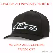 ALPINESTARS BLAZE BLACK FLEXFIT FLEX FIT CAP HAT BRAND NEW WITH TAGS