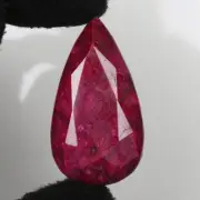 Natural African Pear Cut 227.6 Cts Red Ruby Loose Gemstone EGL Certified