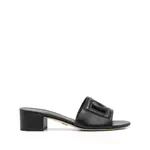 [Dolce & Gabbana] Dolce & Gabbana 40mm DG MIllennials Mules 36 IT BLACK