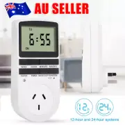 Timer Switch Digital Programmable 240V Timer LCD Display AU Plug Power Socket