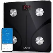 RENPHO-Bluetooth Body Fat Scale and Smart BMI Scale Digital Bathroom Weight Scal