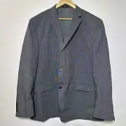 Saddlebred Jacket Mens 50R Gray Blazer Cotton Sport Coat Preppy Office Wedding
