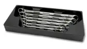 ASAHI TOOLS REVOWAVE Offset 45°x7° Box Wrench Set [6-piece set] LCWUS60 Japan
