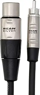 Hosa Rean XLR3F to RCA Pro Unbalanced Interconnect, 10 Feet