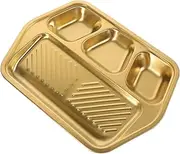 Barbecue Plate Smasher Spatula Seasoning Dinnerware Griddle Accessories Loaf Tin Baking Cooling Rack Twine Bread Tin Tray Rattan Grill Bot Broiler Mat Oven Golden Stainless Steel
