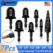 Swaging Tube Expander Tool Drill Bit Set Air Conditioner Copper Tube Expander