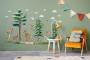 [Namly Design] Wallsticker - Forest Trees and Animals