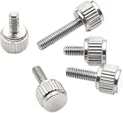 Colorful Knurled Thumbscrew Tighten Bolt, 10pcs M2 M2.5 Straight Grain Knurled Thumb Screws Hand Grip Knob Bolts for Vernier Calipers Length 4-12mm(M2X4mm)