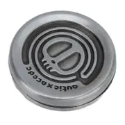 Haptic Coin Adult Antique Silver Metal Magnetic Push Slider Stress Anxiety Relief Sensory Toy for Office