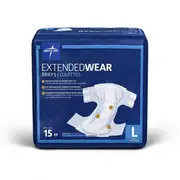 Medline Extended Wear Brief Wrap X-Large 145 - 165cm 15's