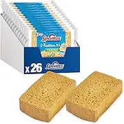 SPONTEX - Sponge Tradition No.4-26 Herbal Sponges Highly Absorbent (13 Packs of 2) Sponges, Vegetable and Compostable