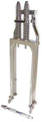 NEW CHROME 28 INCH WIDE STYLE SPRINGER FOR HARLEY DAVIDSON AUTHORIZED US DEALER