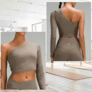 lululemon Align Asymmetrical Long sleeve top Nomad NWT size 2