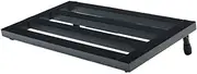 Ｓｉｍｈｏａ Guitar Effect Pedal Board Aluminum Alloy, Portable Non Slip Track Fixation Pedal Board Effects Bracket, for Guitar Bass Parts, 56x32cm