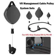1/3/6PCS VR Management Cable Pulley System Set for HTC Vive/Oculus Rift S/PS VR