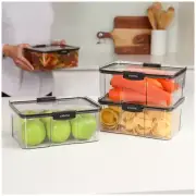 Sistema Ultra Food Storage 3 Pack Food Container Clear Airtight
