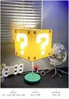 Super Mario 3D Light/Question Mark Desk Lamp Shipping from Japan