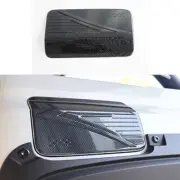 Carbon Fiber Look Fuel Filler Door Gas Tank Cap For Mitsubishi L200 2024-2025