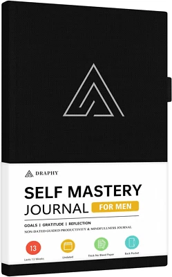 Self-Mastery Journal for Men - Guided Inspirational Journal