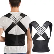 Adjustable Posture Corrector Low Back Support Shoulder Brace Belt for Women Men