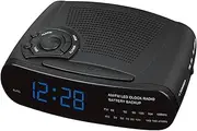 Alarm Clock Radio, AM and FM Radio LED Alarm Clock with Snooze Function Suitable for Bedroom Office Kitchen,C