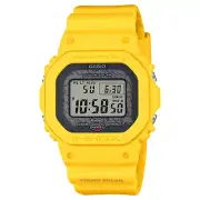 Casio G-Shock 5600 Series Yellow Resin Watch GWB5600CD-9