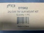 TCP DTSK2 2x2 Surface Mounting Kit For Led Flat Panel (Black) -New in box