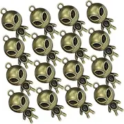 [COHEALI] Retro Alien Jewelry Charms 30pcs Diy Necklace Pendants Alloy Charm Set