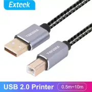 Printer Cable USB 2.0 Type A Male to B for Brother Epson Canon Scanner