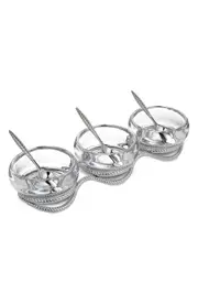 Nambé Braid Triple Condiment Set