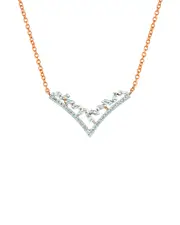 Le Vian Tiara 14K Rose Gold 0.33 ct. tw. Diamond Necklace