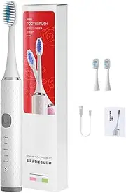 Rechargeable Toothbrushes for Adults, Waterproof Power Toothbrush Electronic Toothbrush, Lightweight Vibrating Toothbrush Soft Bristle Electric Toothbrush for Women Men