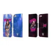 OFFICIAL WWE IYO SKY LEATHER BOOK WALLET CASE COVER FOR APPLE iPOD TOUCH MP3