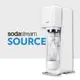 ◤限量加贈盒裝鋼瓶◢ SodaStream SOURCE氣泡水機 -白色 全新自動扣瓶裝置，三階段氣泡含量指示