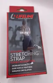 Lifeline Flex Fabric Stretching Strap Recovery Tool Black